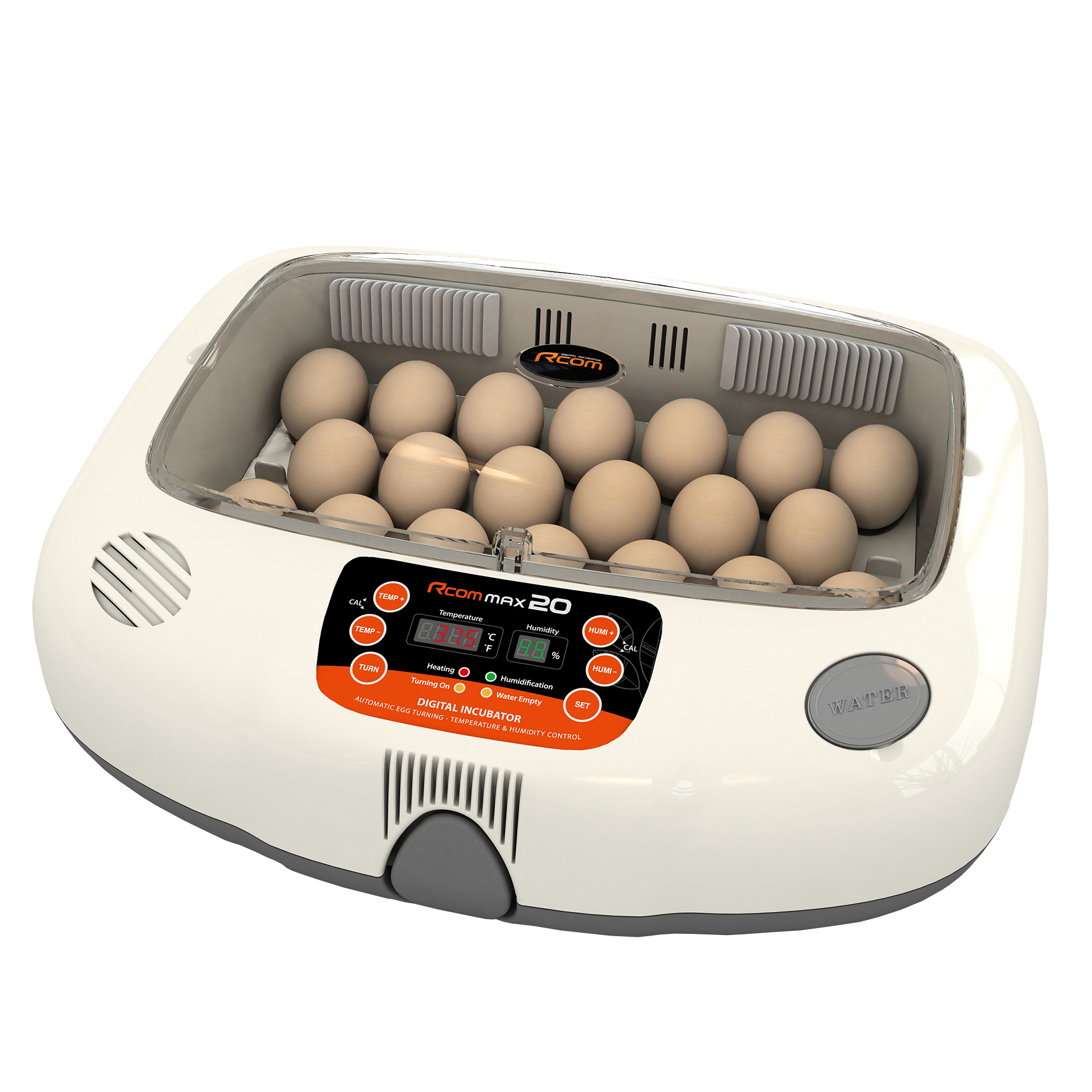 INCUBADORA AUTOMÁTICA MAX20 RCOM