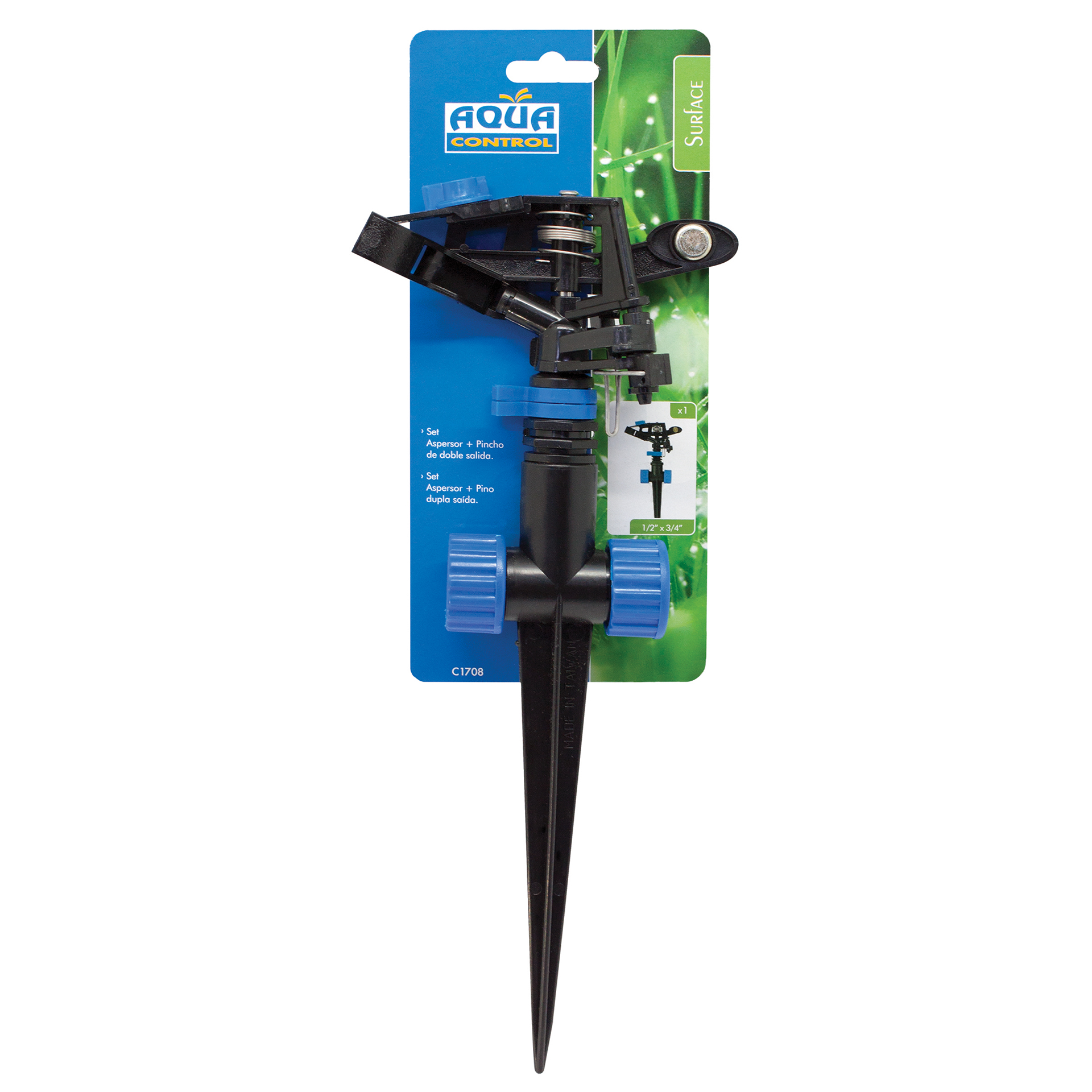 Aspersor Impulso Com Pino AQUA CONTROL