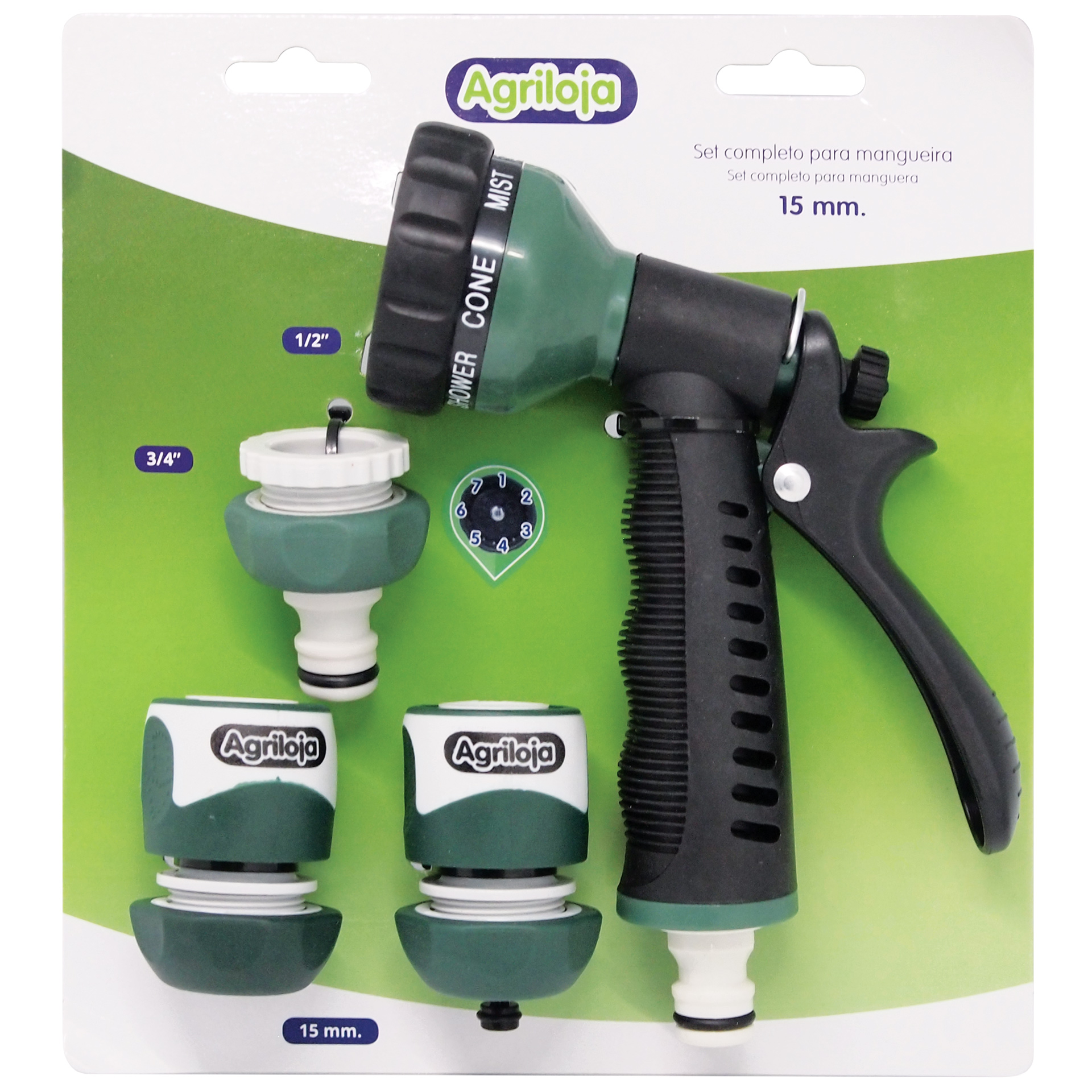 Conjunto Completo 15 MM AGRILOJA