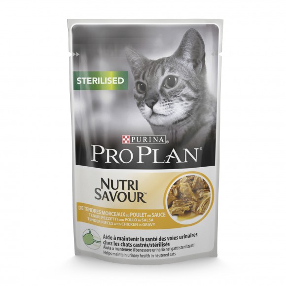 ALIMENTO HMIDO PARA GATO ESTERILIZADO FRANGO 85 G