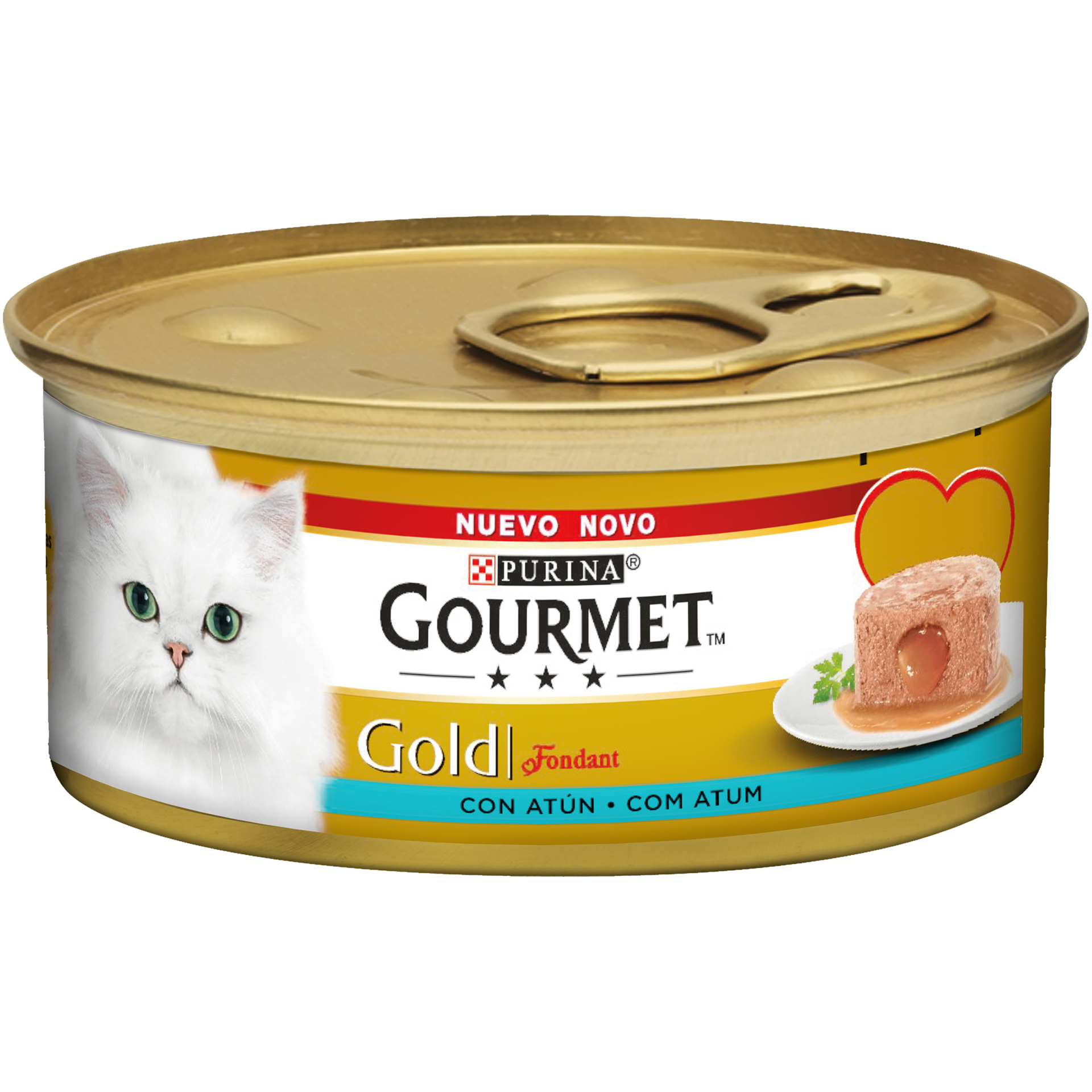 Alimento Húmid Gato Fondant Atum 85 G GOURMET GOLD