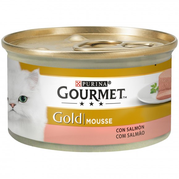 Alimento Húmido Para Gato Salmão 85 G GOURMET GOLD Alimento Húmido Para Gato Salmão 85 G GOURMET GOLD