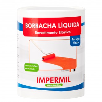 Borracha Liquida Terracos Branca IMPERMIL 1KG