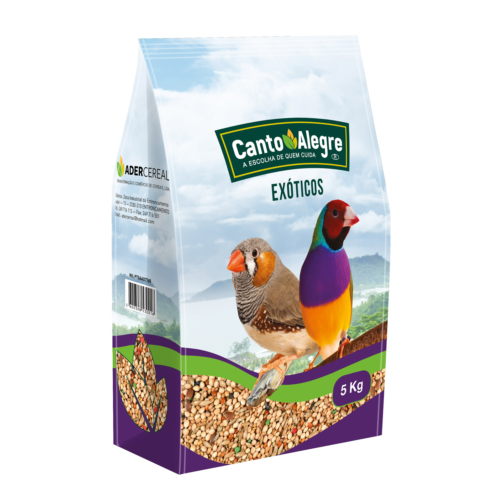 Alimento p/ exóticos Classic 5KG