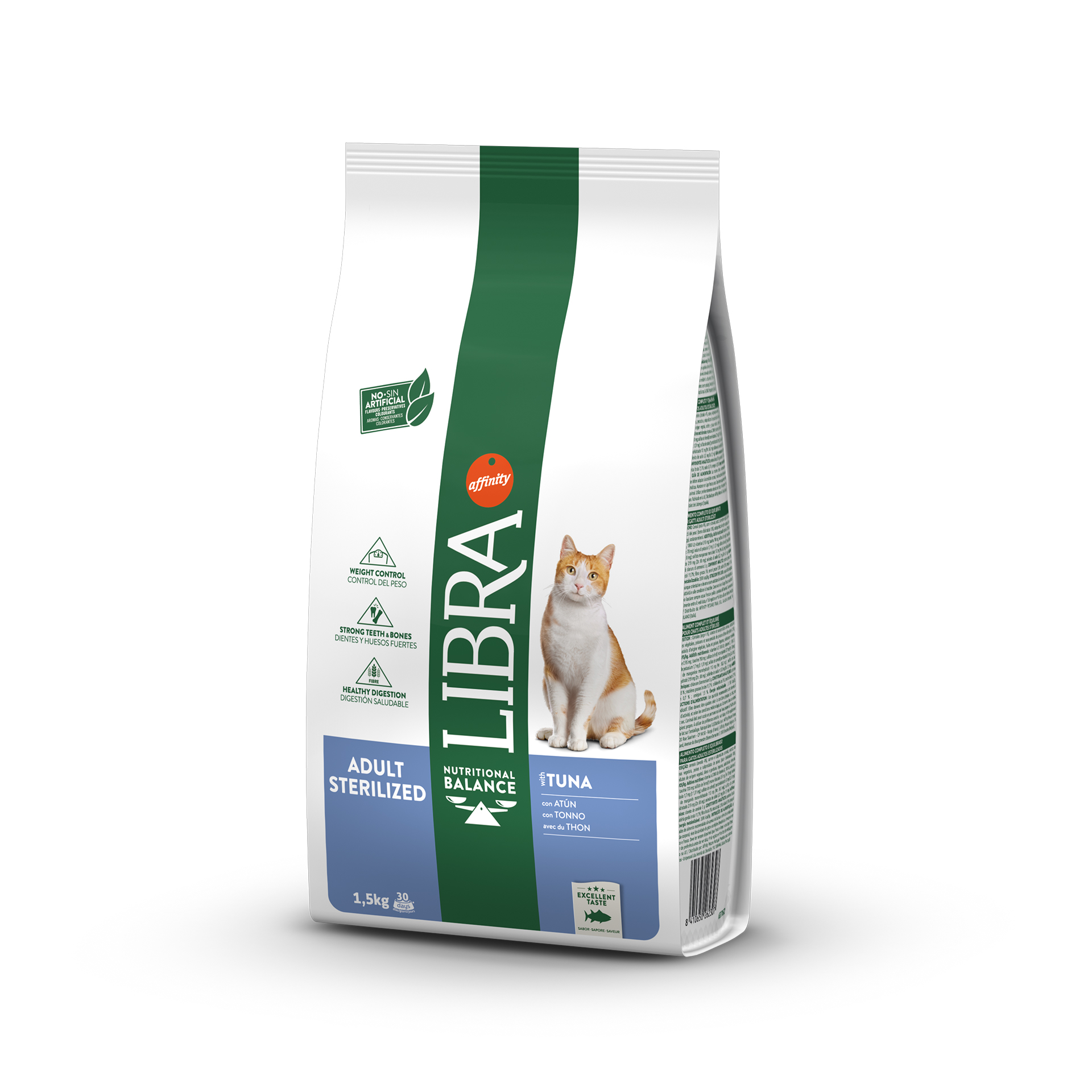 ALIMENTO SECO PARA GATO ADULTO ESTERILIZADO ATUM