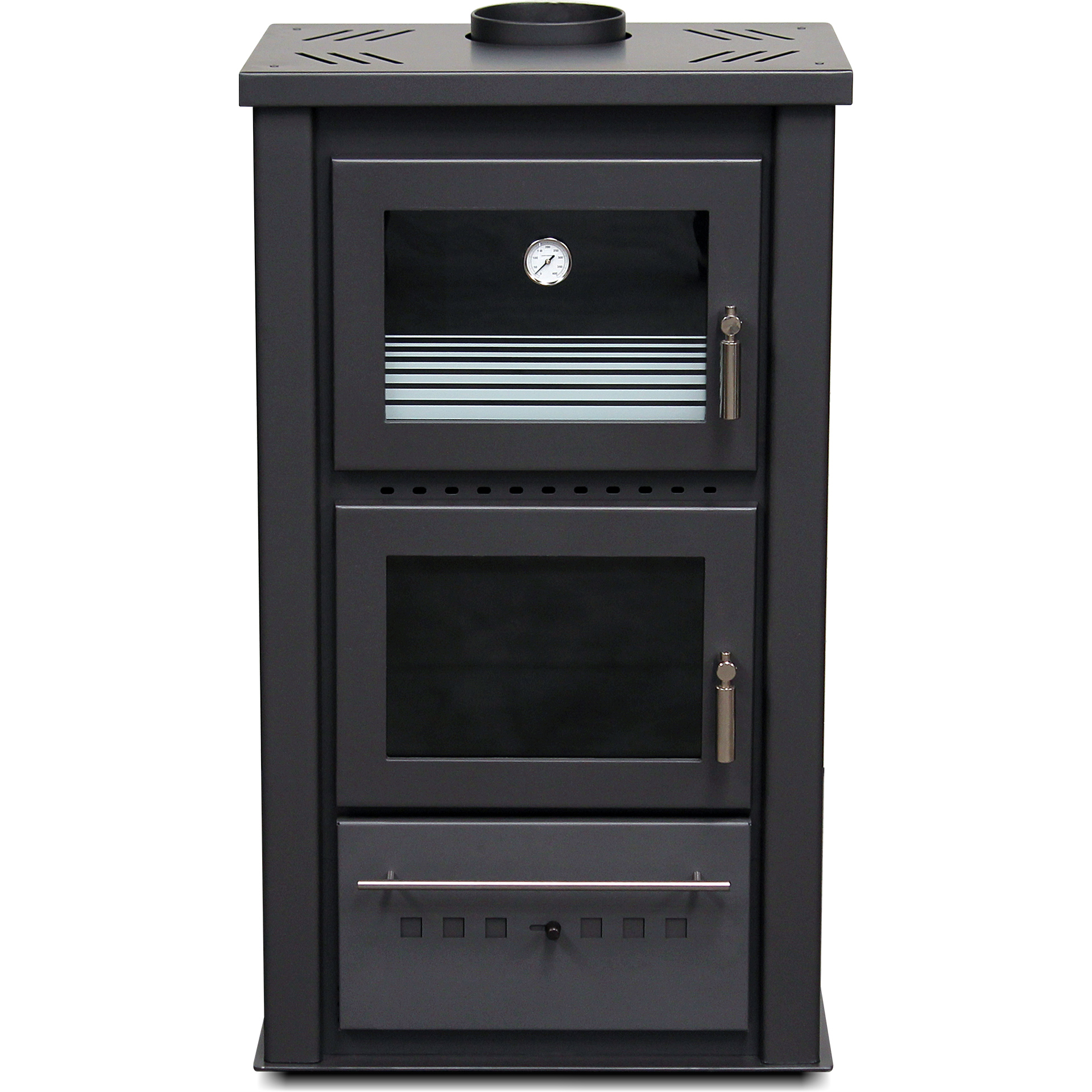SALAMANDRA LENHA COM FORNO IRIS N990 METLOR