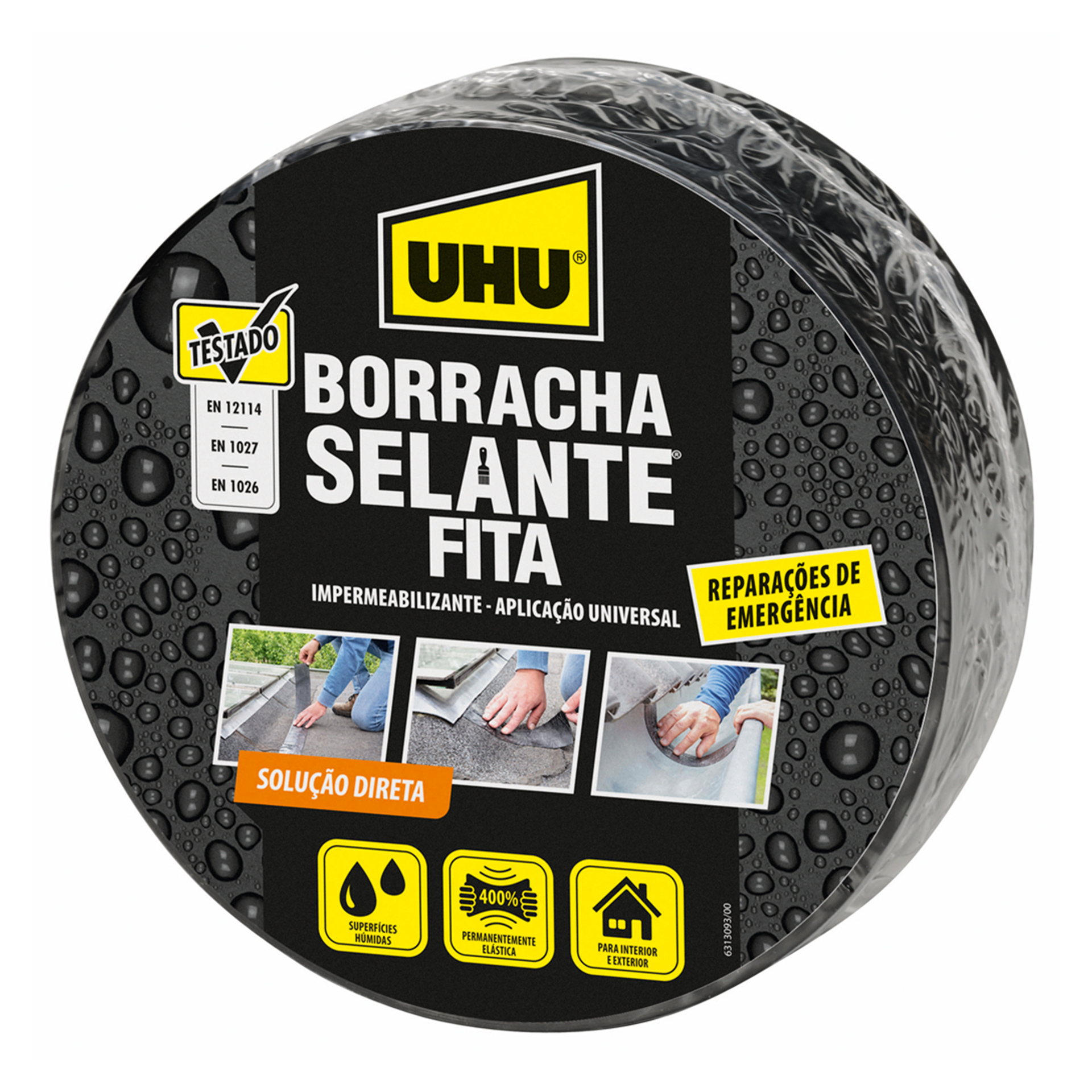 Fita Borracha Selante 7,5CMx5M UHU