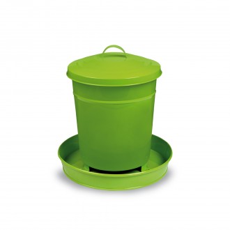 Comedouro emMetal Pintado p/Aves 4KG