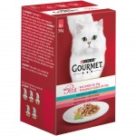 Alimento Hmid Gato Peixe 6X50 G GOURMET MON PETIT