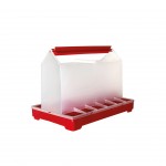 Comedouro de Plstico c/Silo p/ Aves 5KG FAPLANA