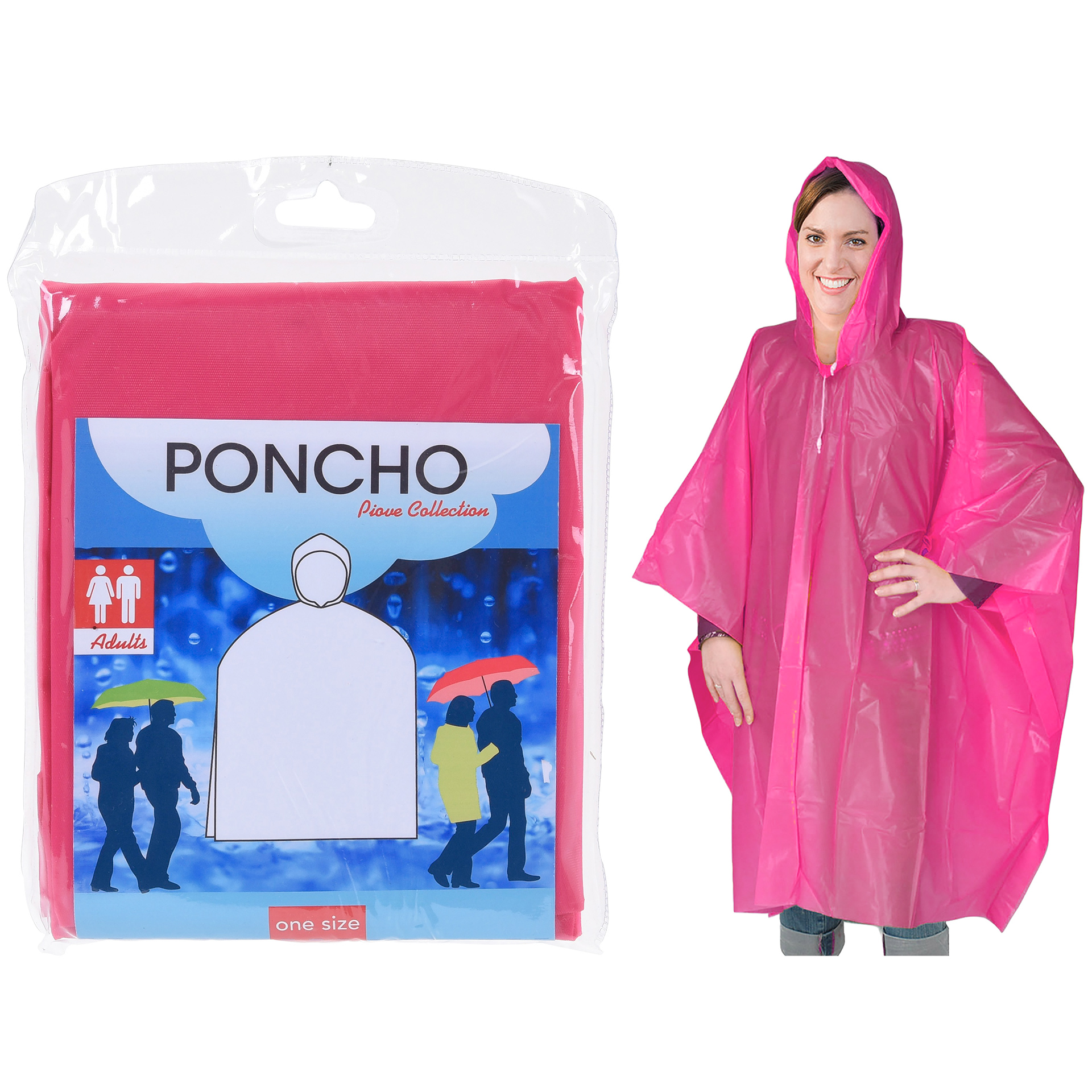 Poncho Chuva Universal Multi Cor