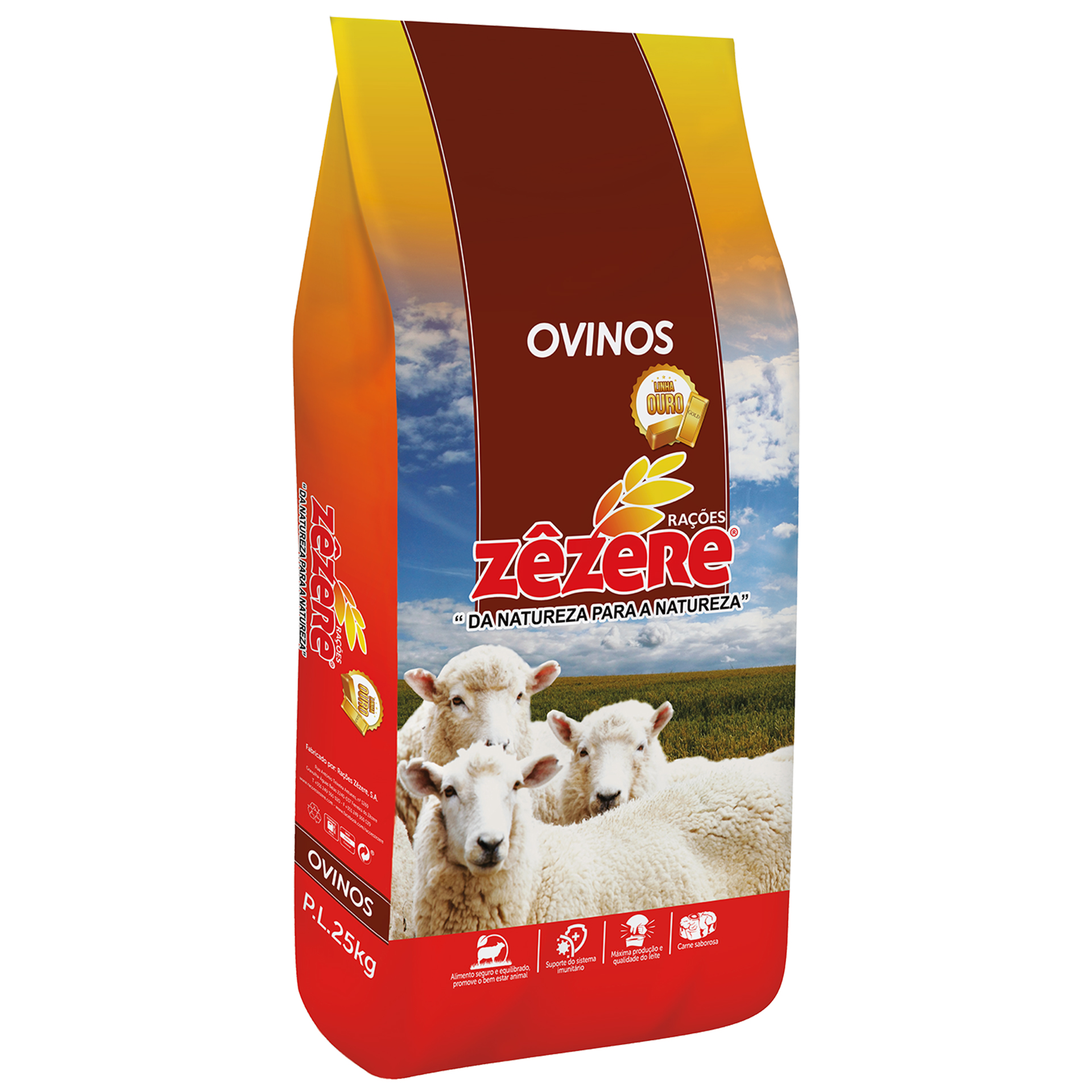 Ração Borregos Pré-Starter 25 KG ZÊZERE OURO