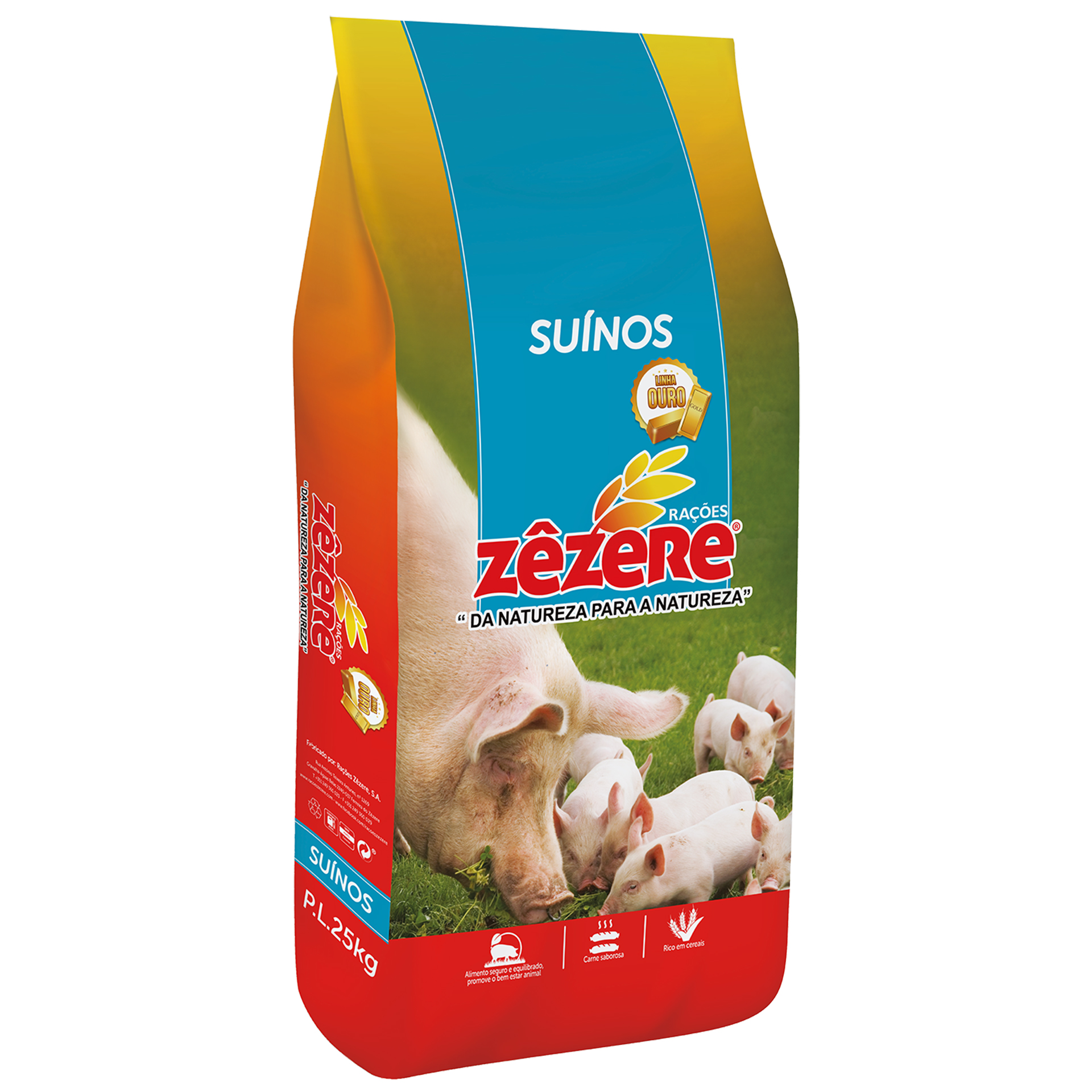 Ração Granulado Leitão 0 25 KG ZÊZERE OURO