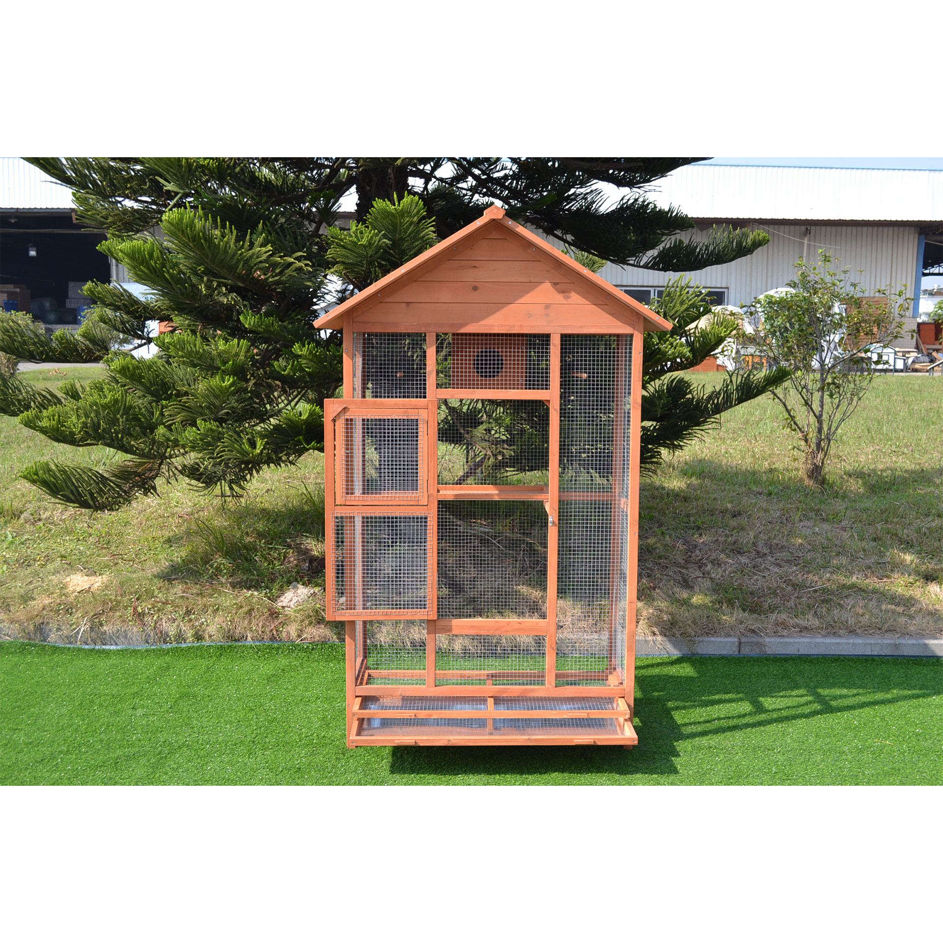 Viveiro emMadeira p/Passaros NATURAL HOUSE