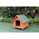 Casota De Madeira Para Cão 85X102X88 CM NATURAL HOUSE Casota De Madeira Para Cão 85X102X88 CM NATURAL HOUSE