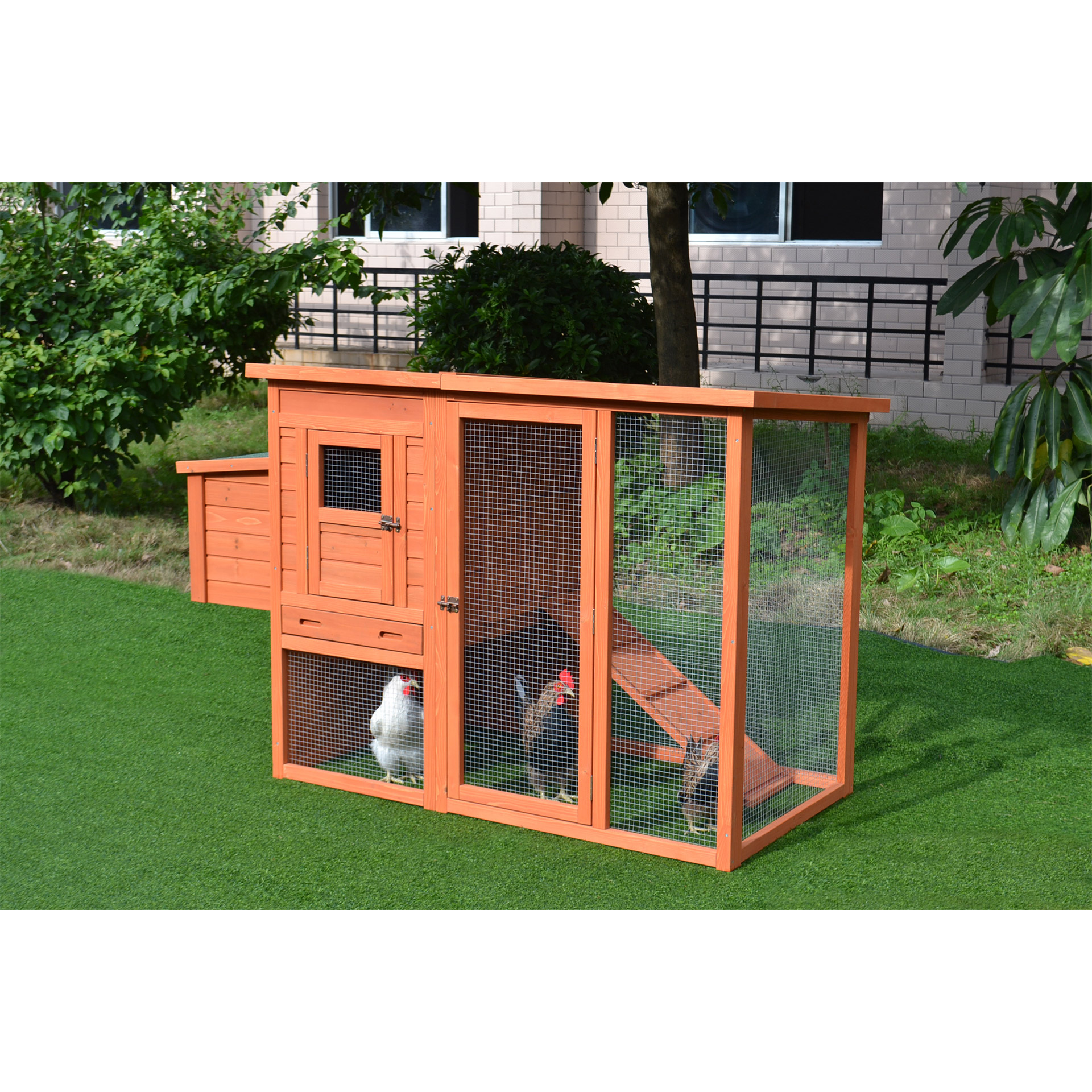 Gaiola Em Madeira p/Galinha Mod. Lyon