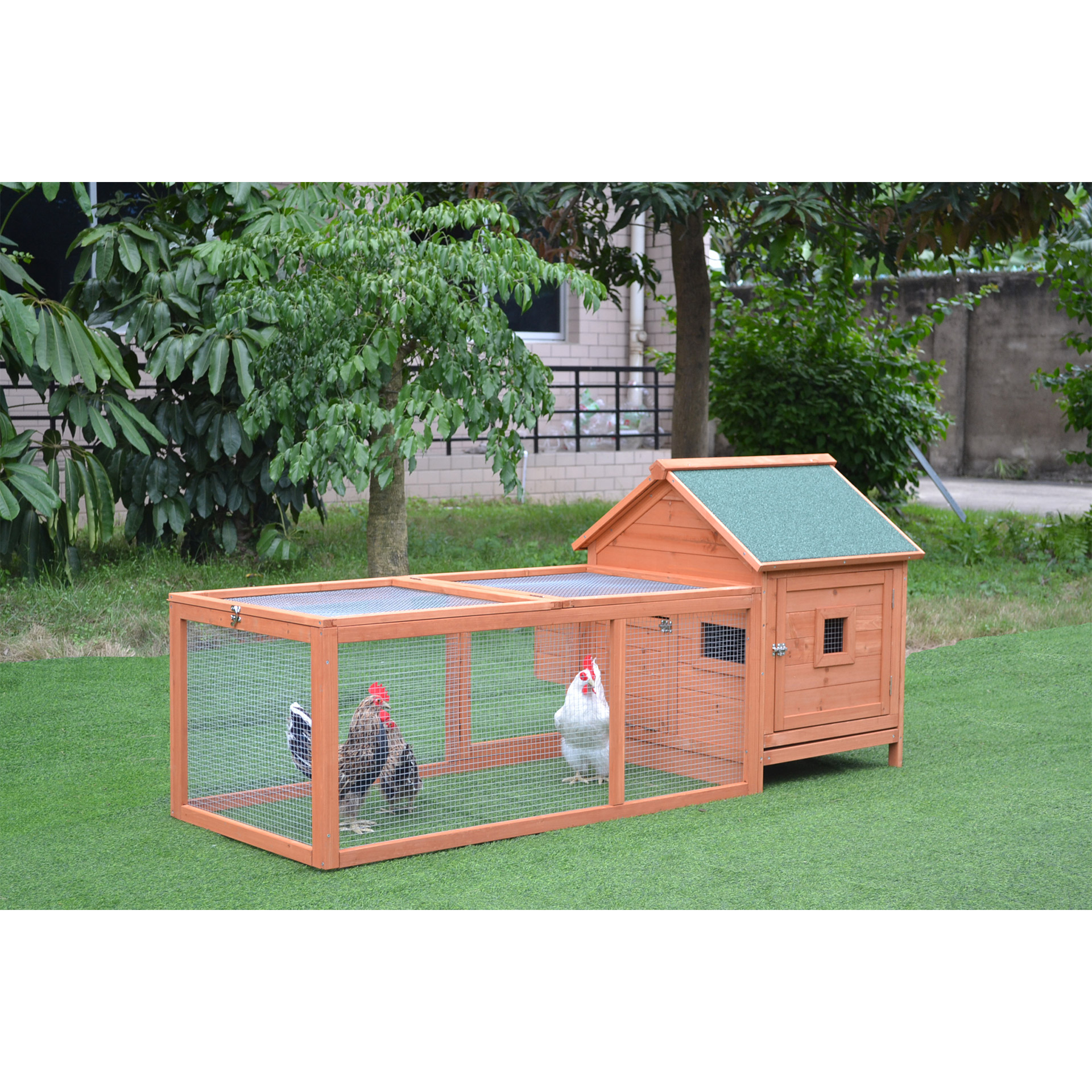 Gaiola Em Madeira p/Galinha Mod. Parque