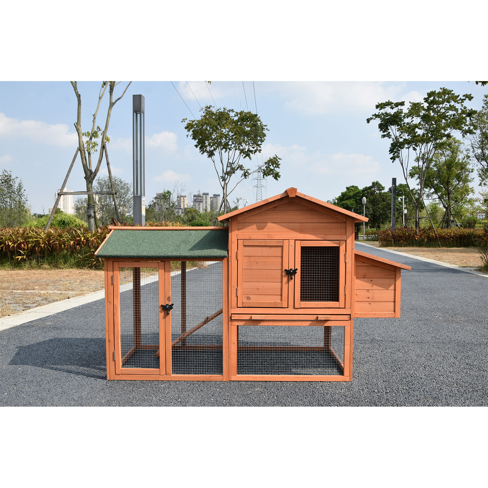 Gaiola Em Madeira p/Galinha Mod. Dublin