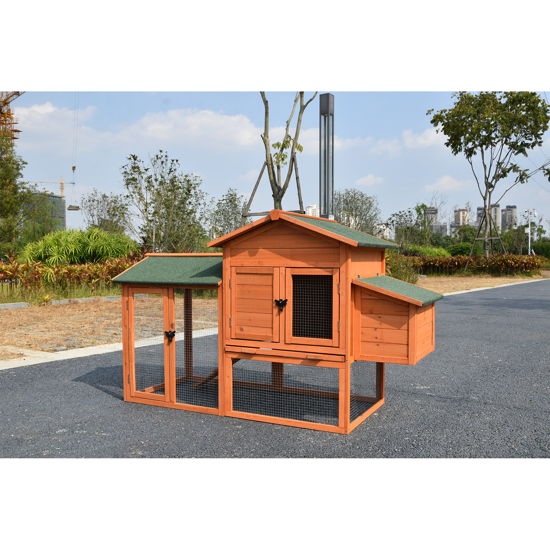 Gaiola Em Madeira p/Galinha Mod. Dublin