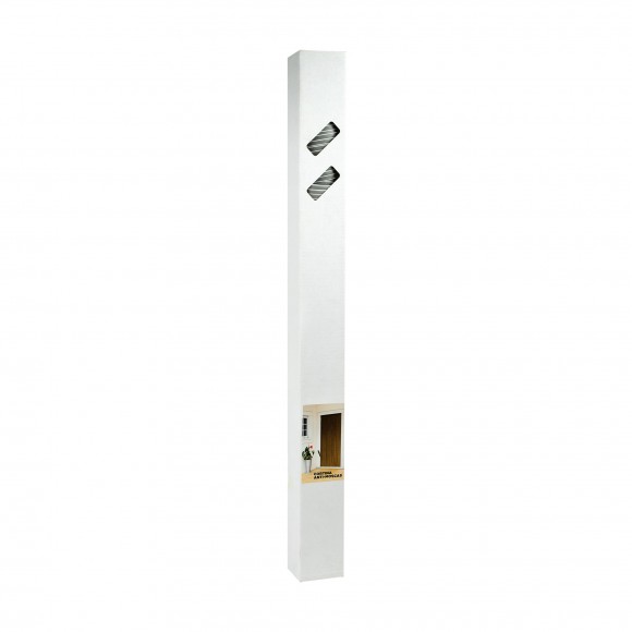 CORTINA TIRAS CINZA 90X200 CM