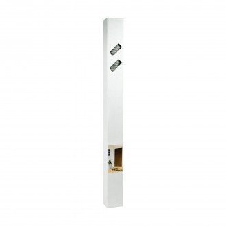 CORTINA TIRAS CINZA 90X200 CM