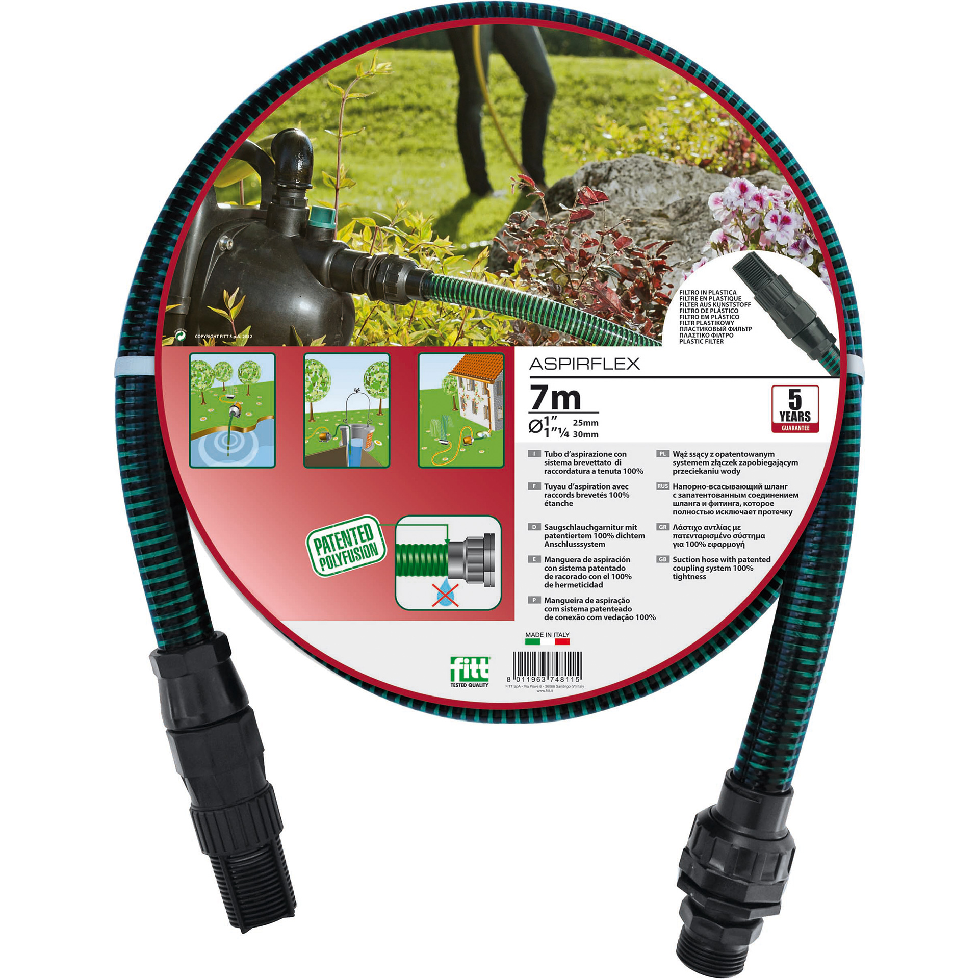 Kit Aspirflex Plástico 25-30 MM 7 M