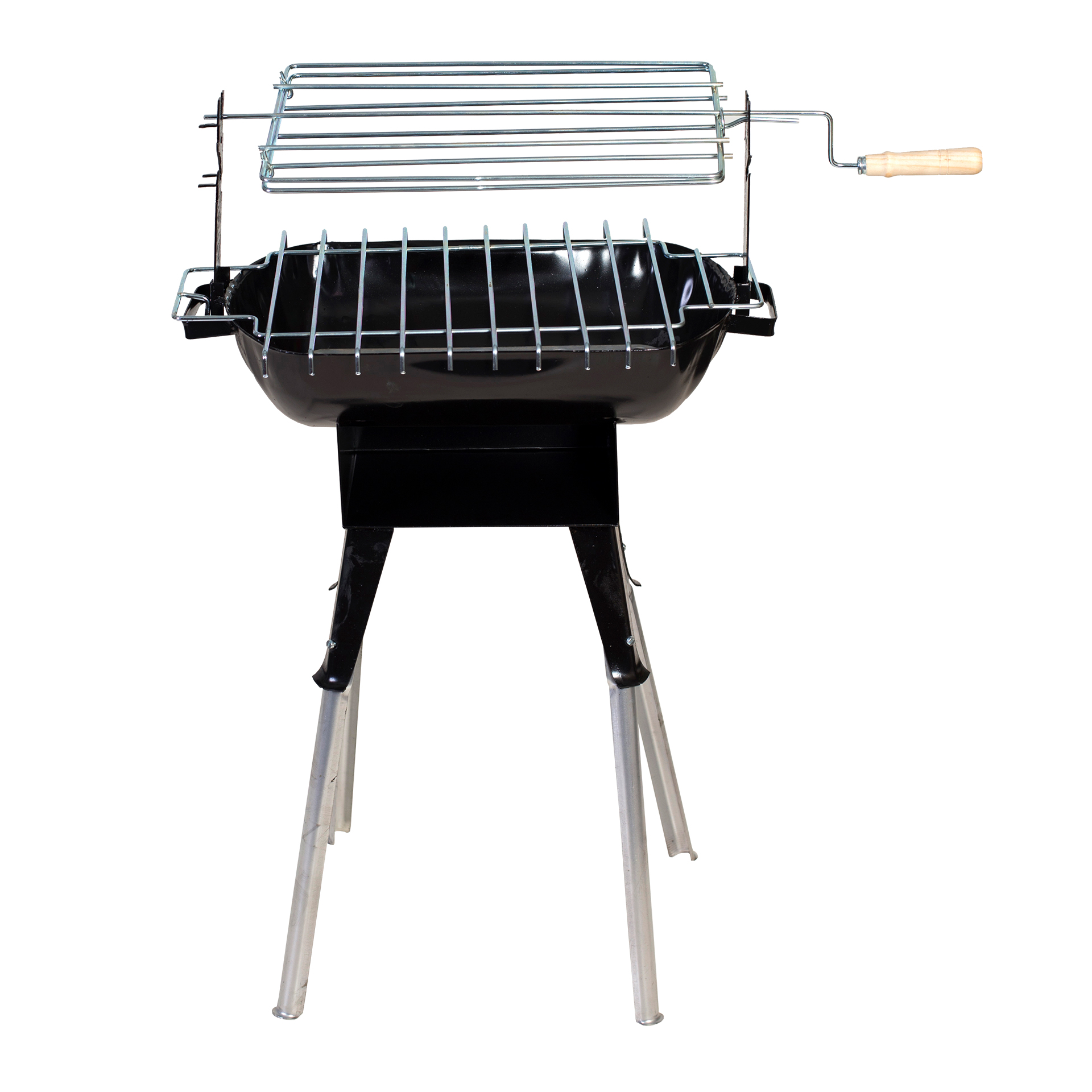 Barbecue Oval 2 Frangos 55X32X85 CM