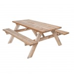 Mesa Pic Nic Madeira Tratada 177X74 CM EKJU