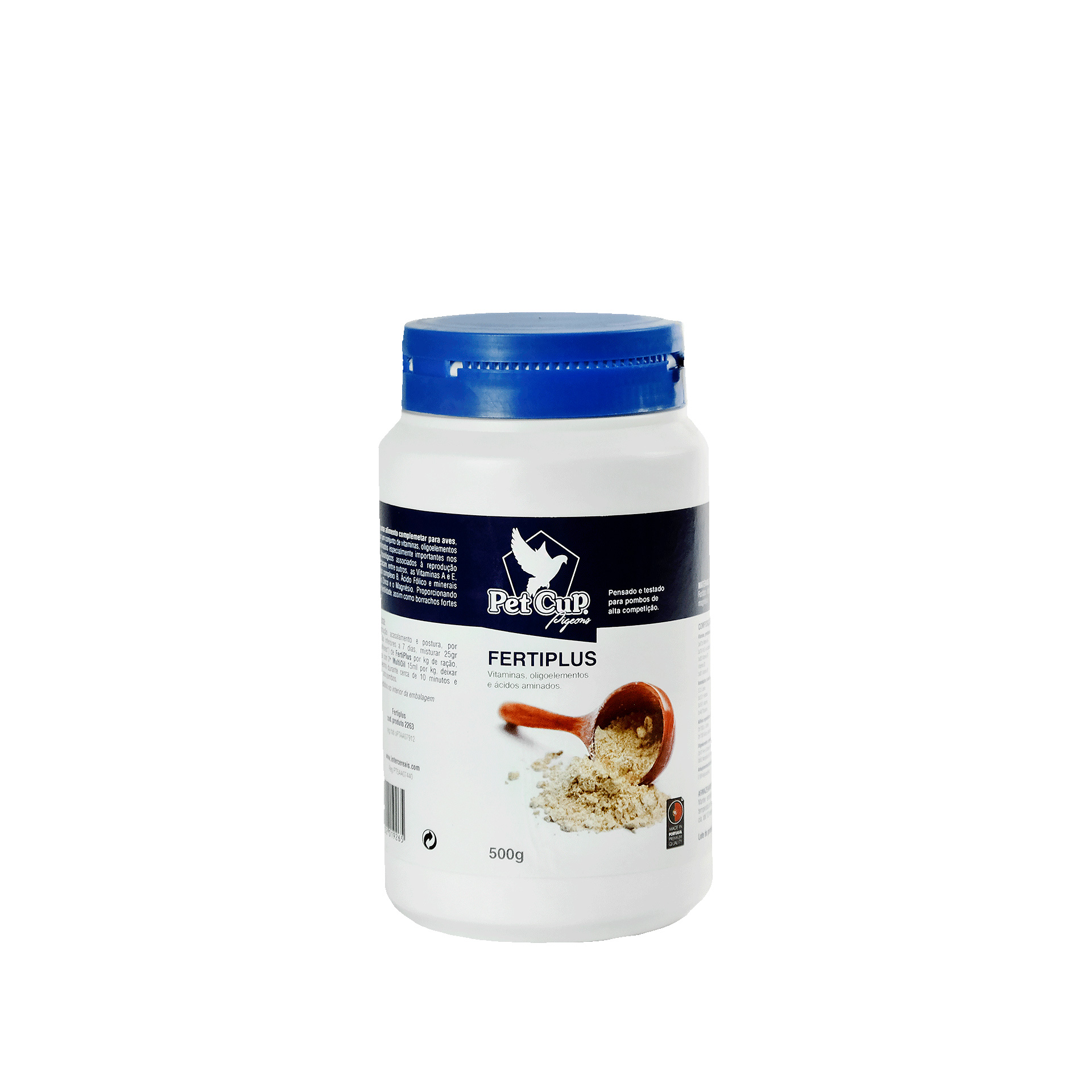 Vitaminas Fertiplus para Pombos Pet Cup 500Gr