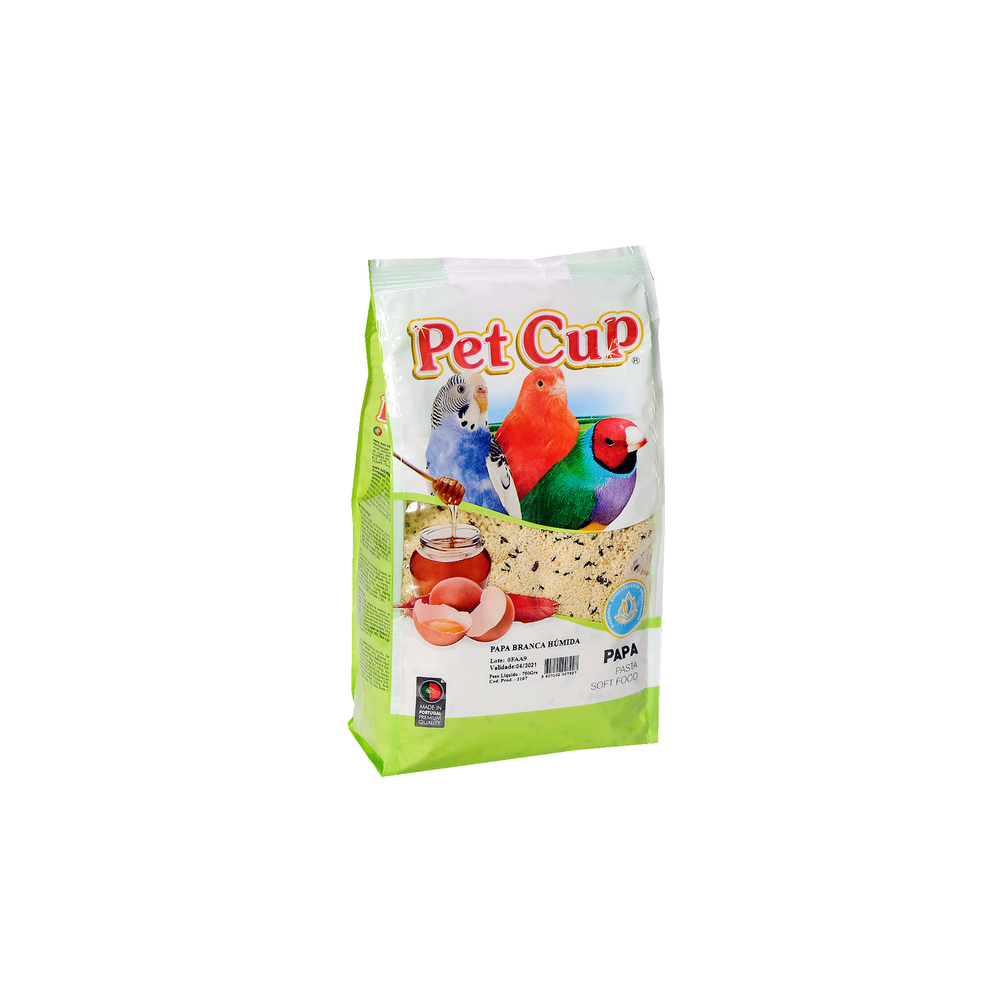Papa Branca Humida Premium PET CUP 750Gr