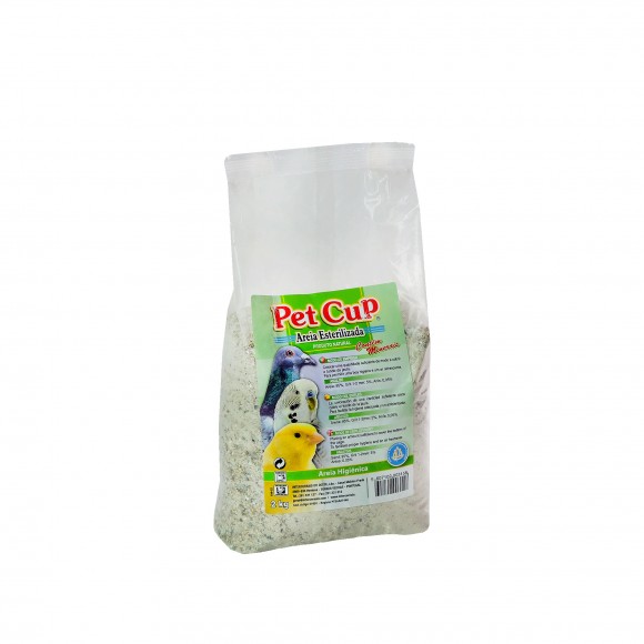 AREIA P/OEDORES BRANCA 2 KG