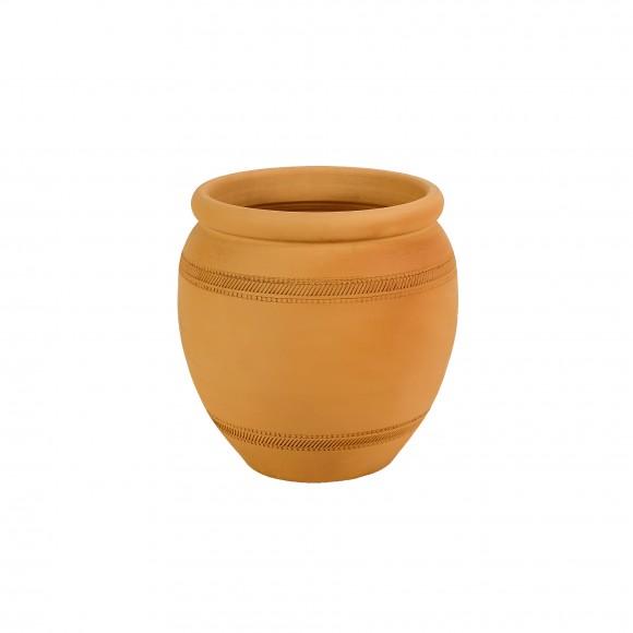 Vaso Cer�mico Bola Ponteira 37X37 CM TAMEFF