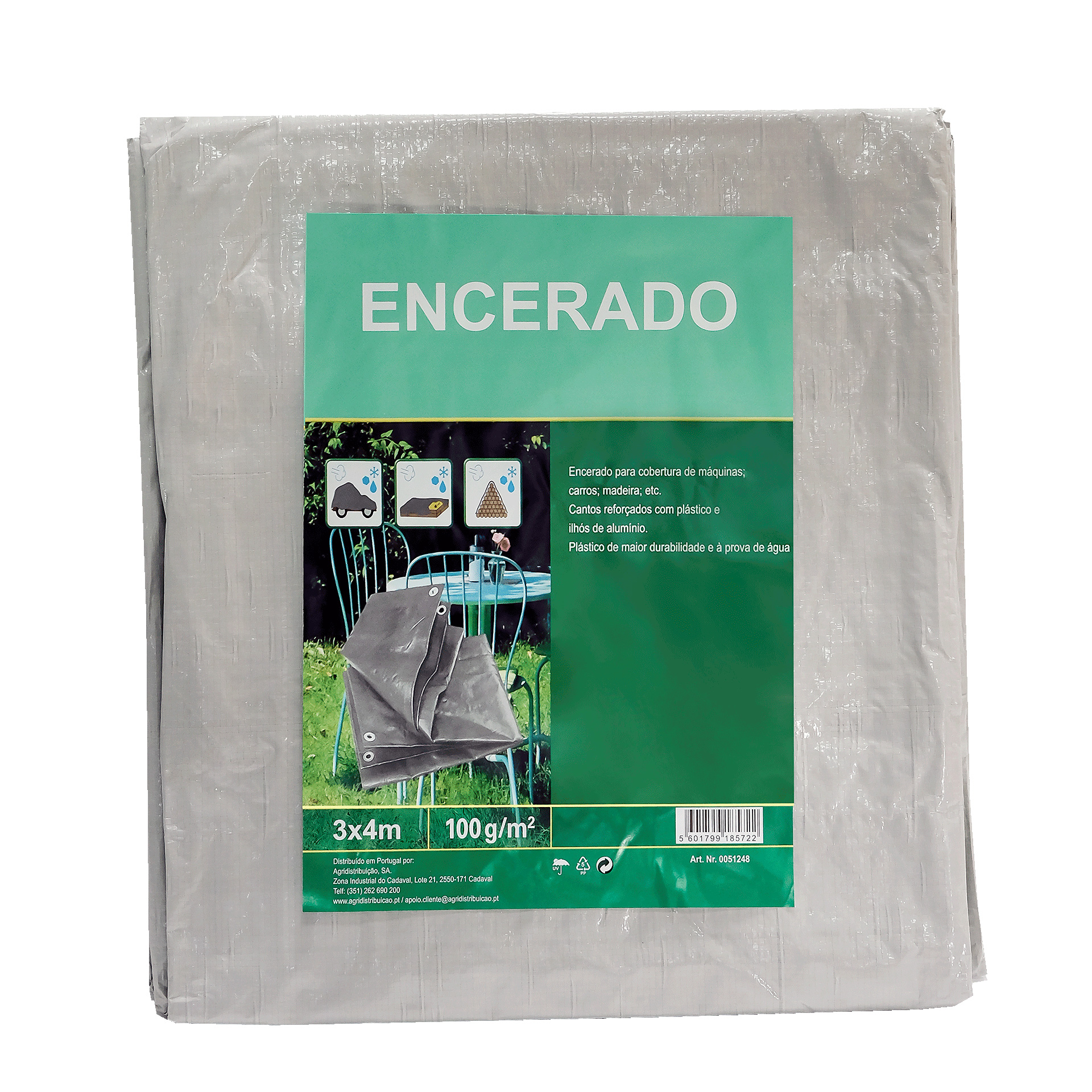Encerado 100 G 3X4 M