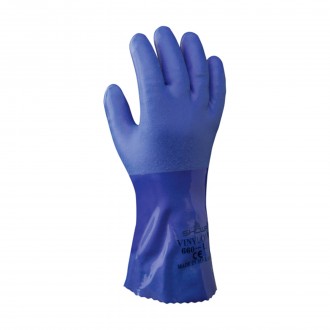 Luva Latex Anti-Derrapante Azul N9 Glova