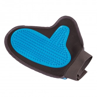 LUVA GROOMING AZUL 23 CM