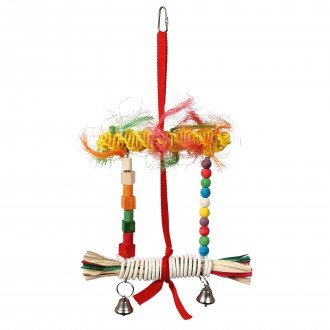BRINQUEDO P/PSSAROS NATURAL 40 CM