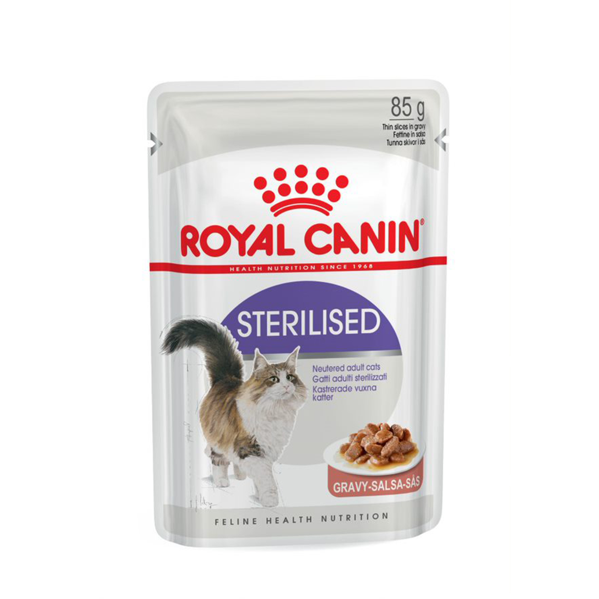 Alimento Húmid Gato Esterilz Grav 85 G ROYAL CANIN