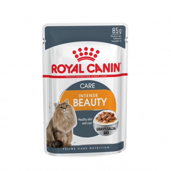 ALIMENTO HMIDO P/GATO INTENSE BEAUTY GRAVY 85 GR