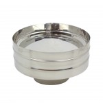 Chapeu Aba S/C Parede Dupla Inox 80/130