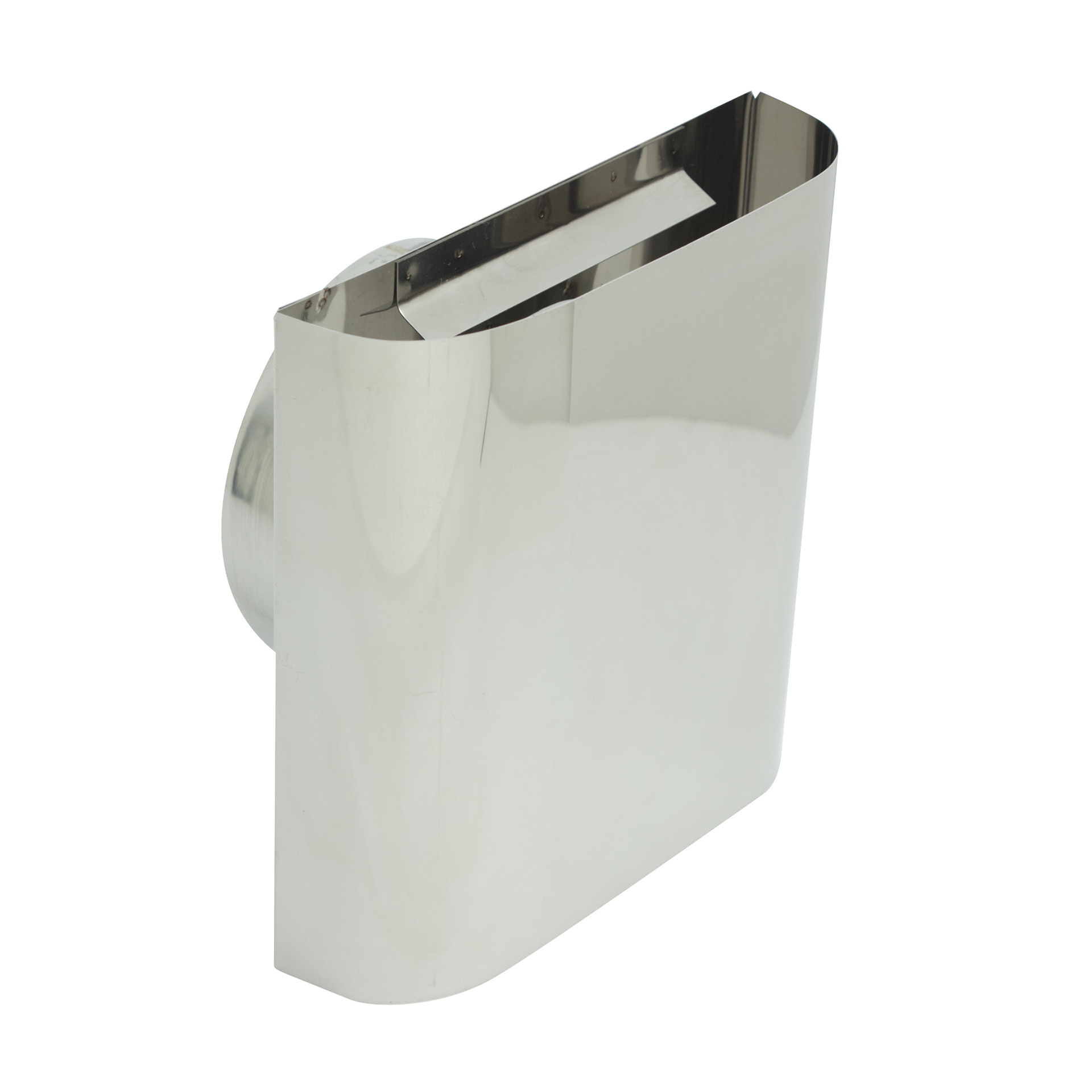 Chapeu Parede Inox 80Mm