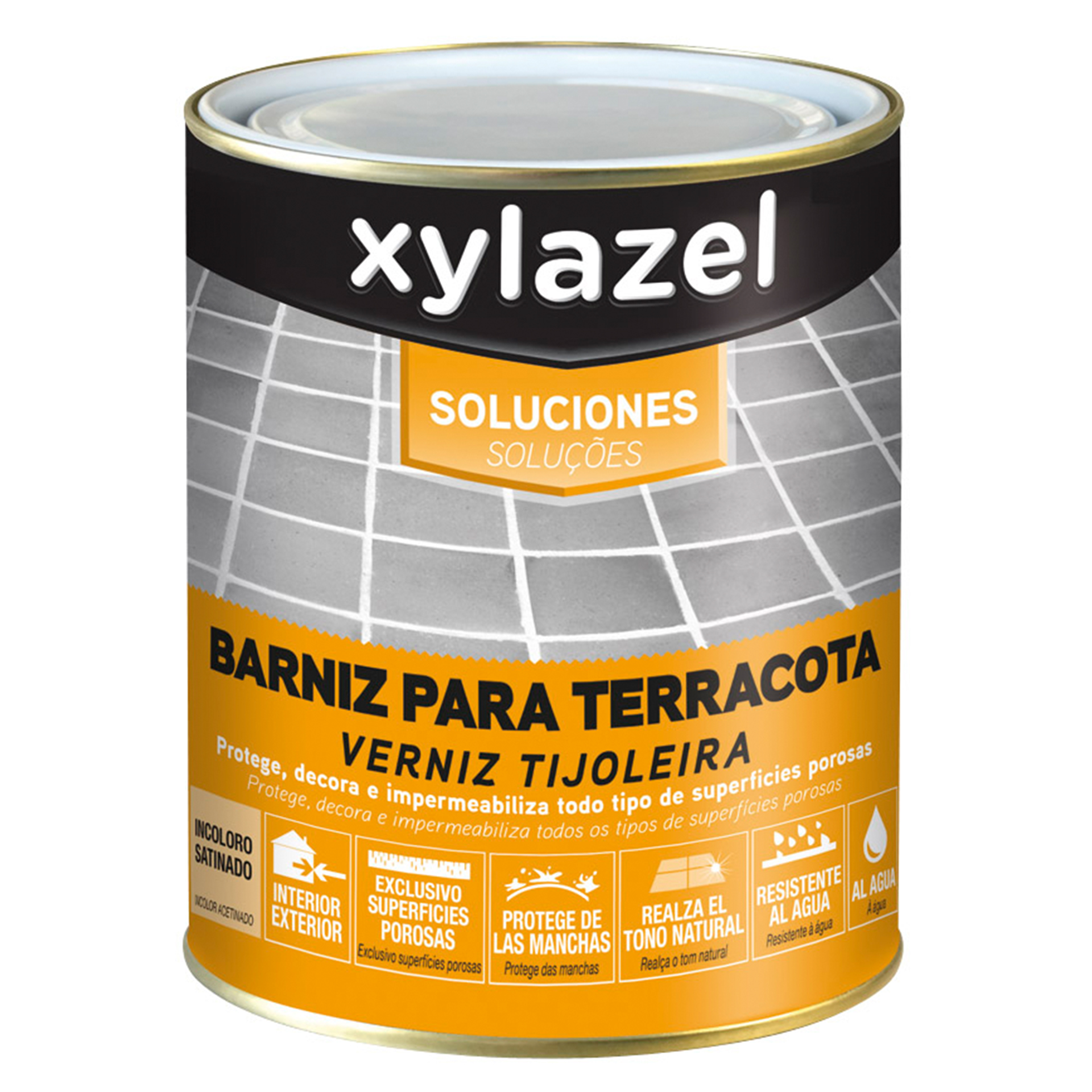 Verniz Terracos Acetinado XYLAZEL 750ML