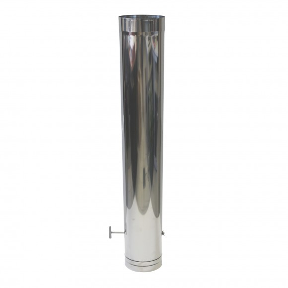 Tubo Inox Regulavel 200Mm  X1M Tubo Inox Regulavel 200Mm  X1M