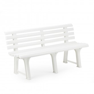 BANCO JARDIM BRANCO 145 CM
