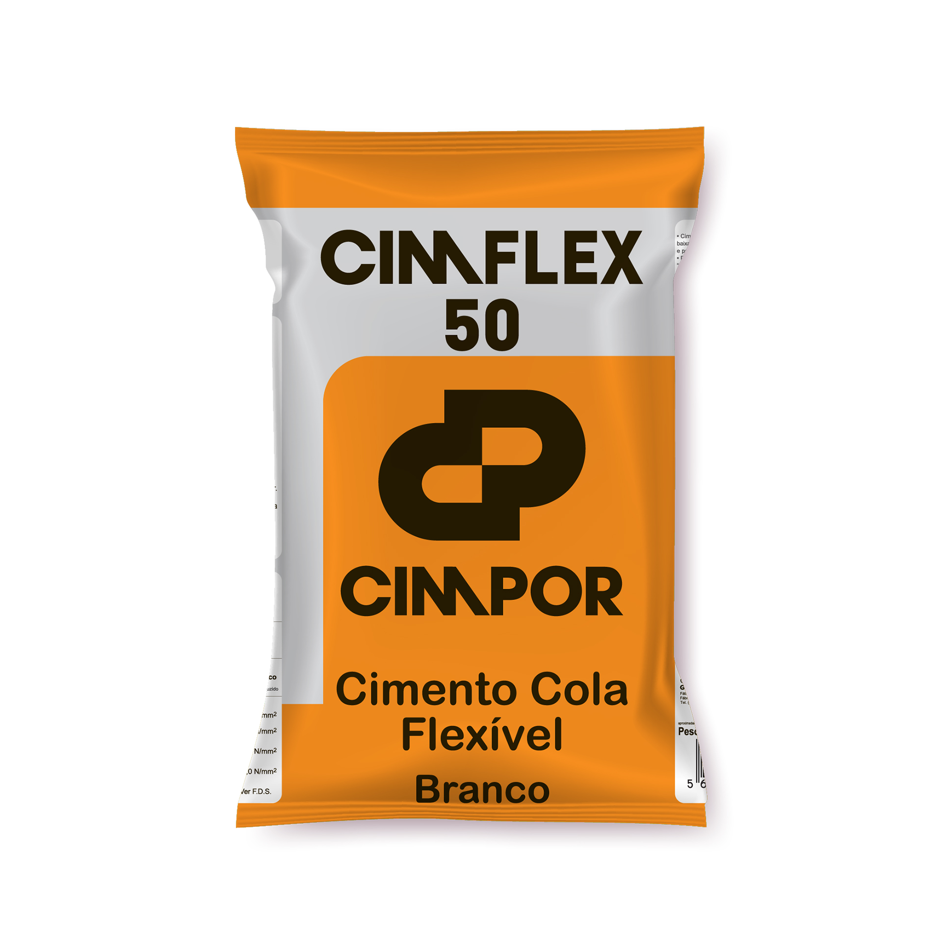 Cimento Cola Flexivel 50 Branco 1KG