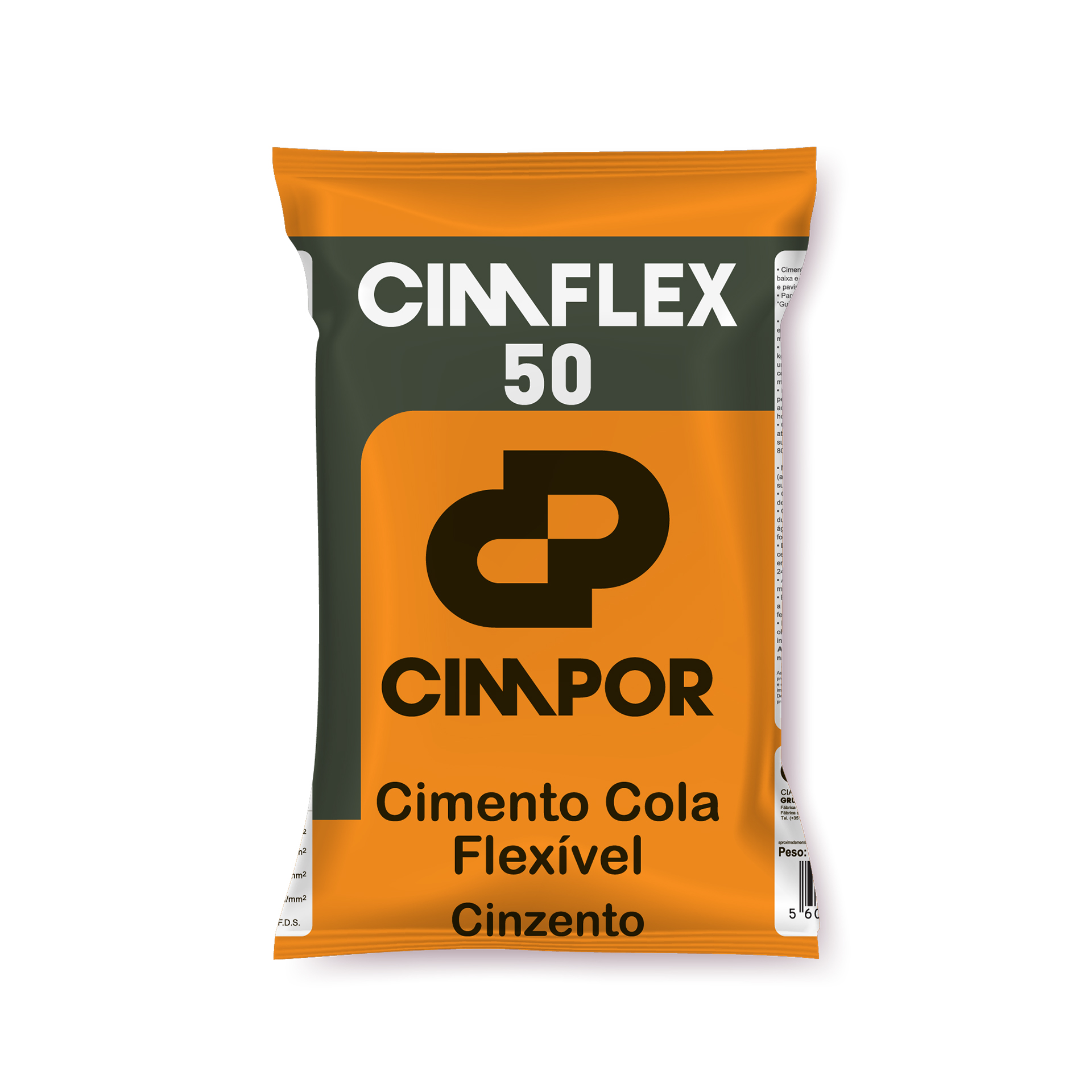 Cimento Cola Flexivel 50 Cinzento 1KG