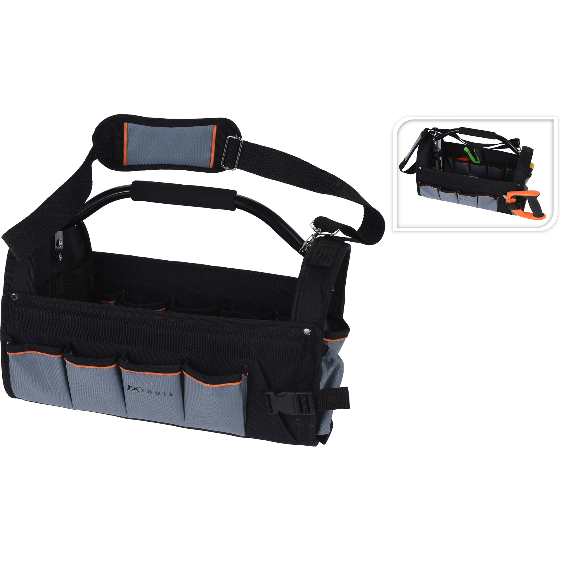 MALA FERRAMENTAS POLIESTER PUNHO METAL