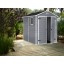 ABRIGO EM PLSTICO 2PORTAS CINZA 3,9M2
