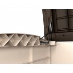 Armário galpão em plástico beje 1200 LT KETER Armário galpão em plástico beje 1200 LT KETER