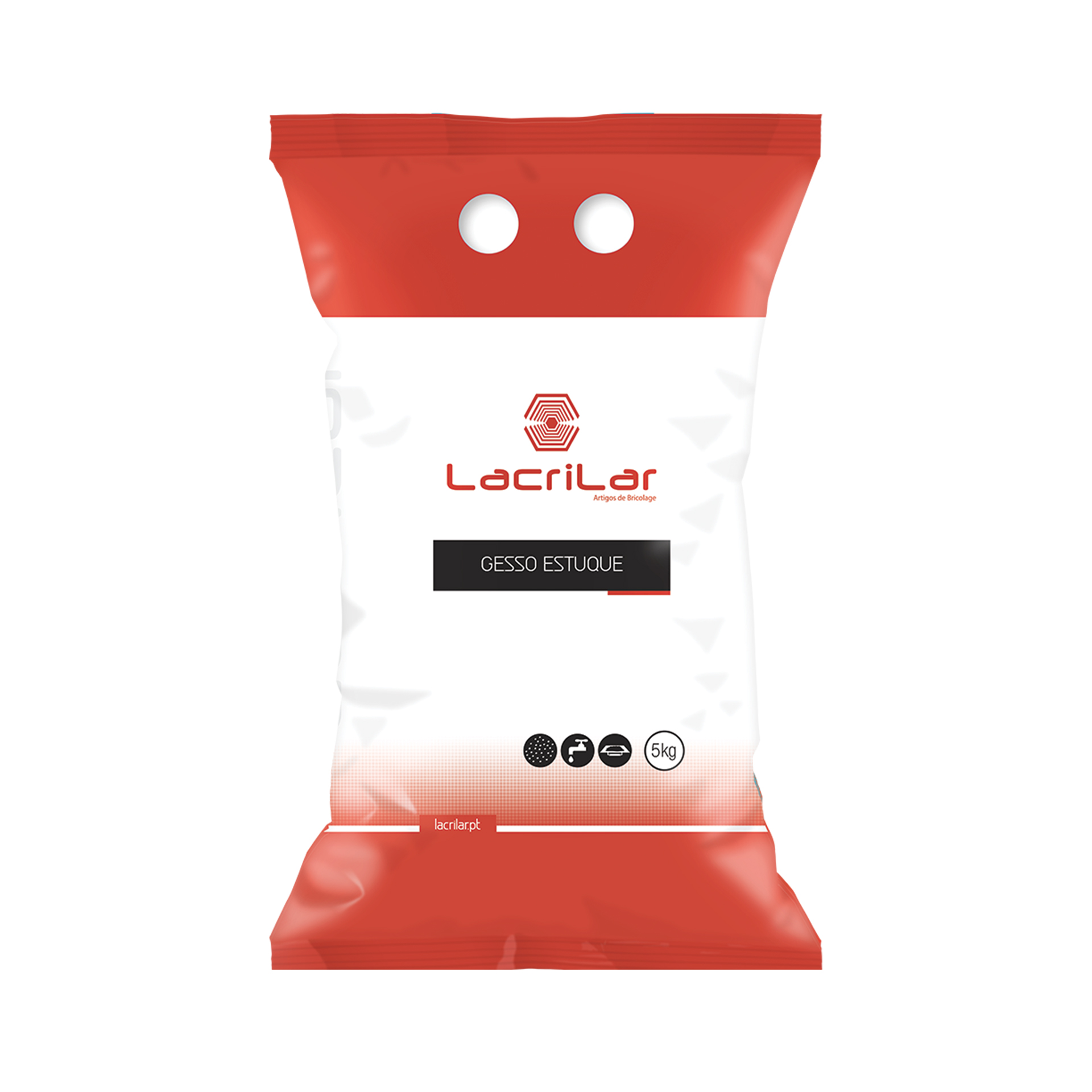 Massa Estuque Lacrilar 5KG