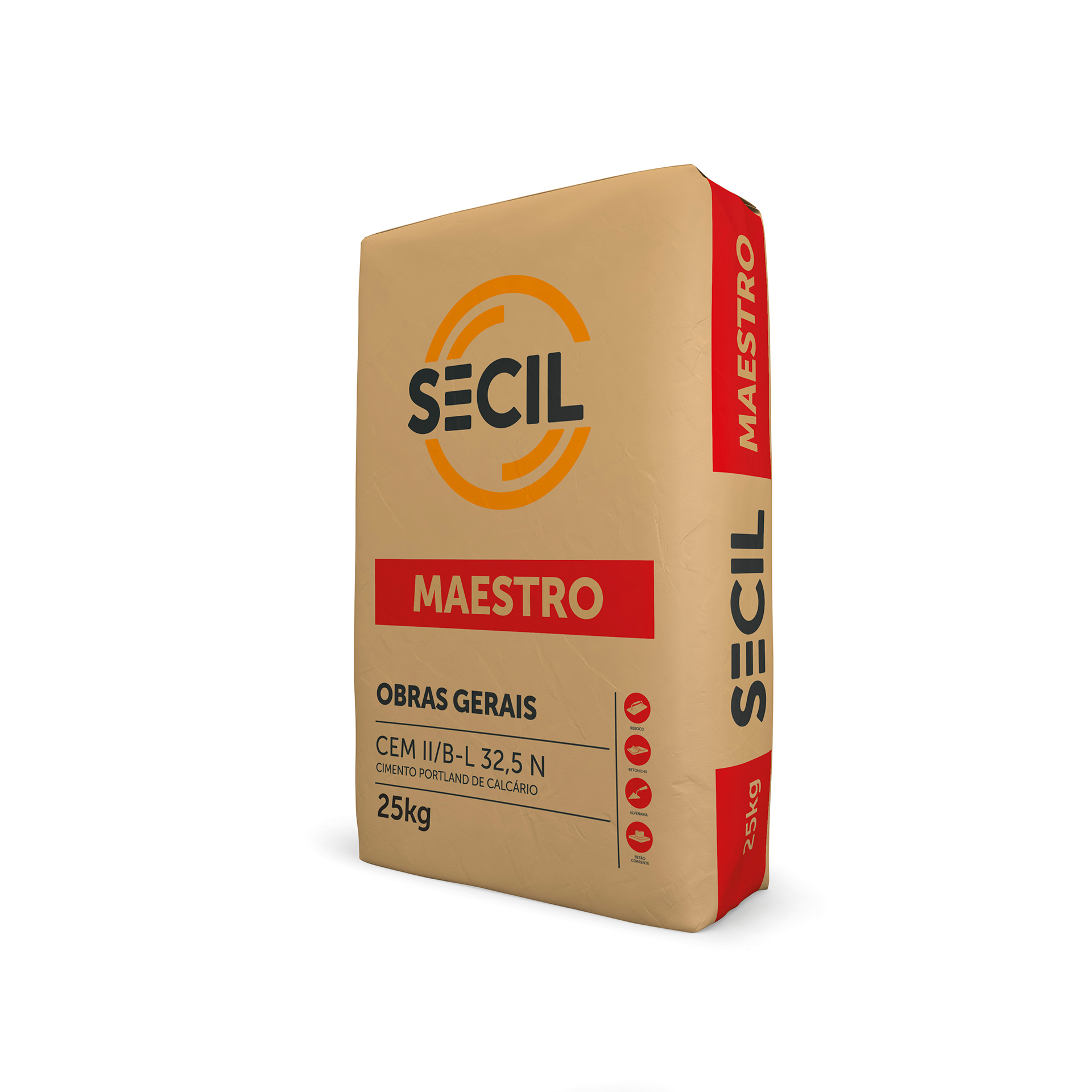 Cimento Cinza 25KG SECIL